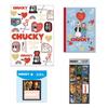 Showa Note Chucky Universal Stationery Pack A5 Free A4 Clear File Sticky Stickers 4-Piece Set Notebook, (Single Type), Notes, Film-Style (942881M01)