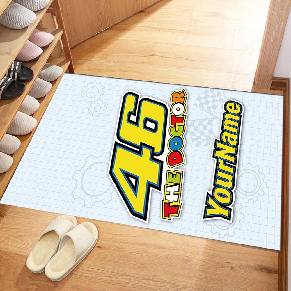 Doctor46 Customized Name Area Rug Design For Decorate Room Balcony Living Rooms Dining Room Antislip Carpet Office Home Decor Spiritual Gift