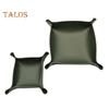 Multifunctional Storage Tray Foldable Design Solid Color Coaster Coffee Cups Mat Decorative Jewelry Storage Organizer