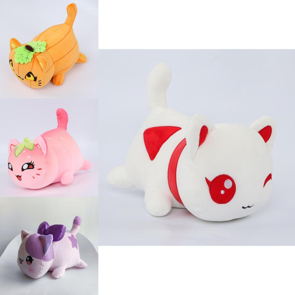 Cute Aphmau Cat Plush Toy Soft And Luminous Stuffed Pillow For Fans Collectors And Kids
