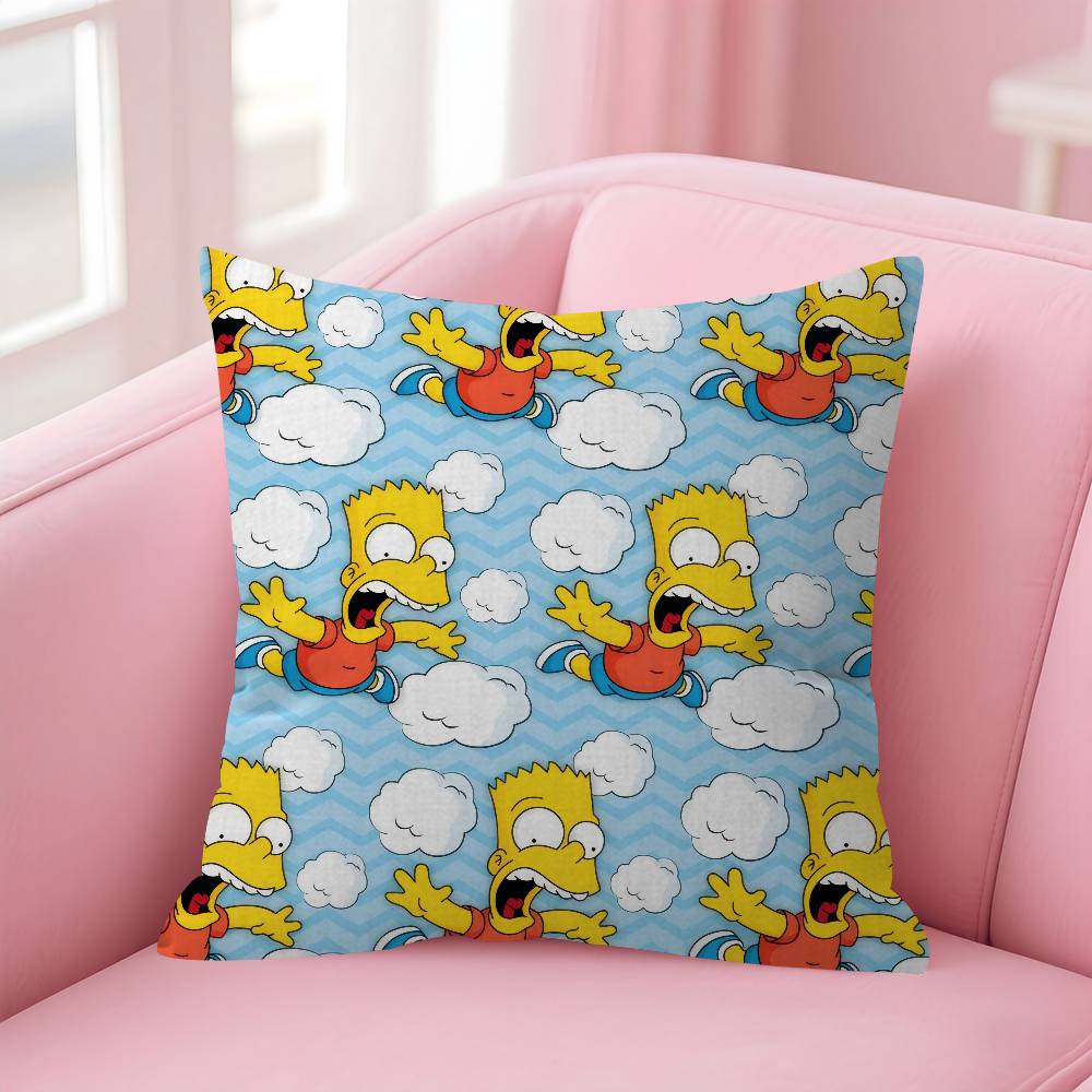 Cartoon The Movie SSimpsons Cushion Cover Decorative Pillow Sofa Home Decor Case Pillow Cases