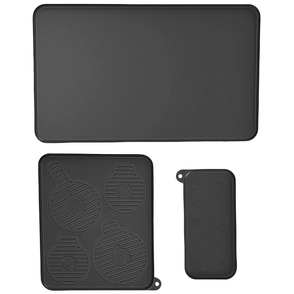 Silicone Countertop Protector Drain Mat Non-slip For NC700 NC701 Ice Cream Maker Absorbent Mat Coffee Dish Draining Mat Drying
