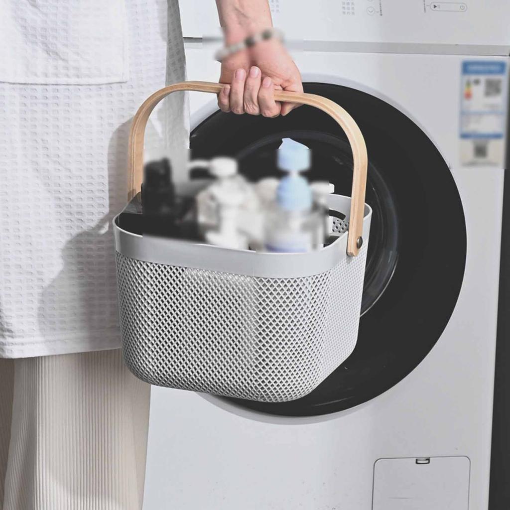 Plast Dränerings- & Förvaringskorg, Multifunktionell Kök, Grönsaker, Picknick Fruktkorg, Tvätt & Hushållsorganisation