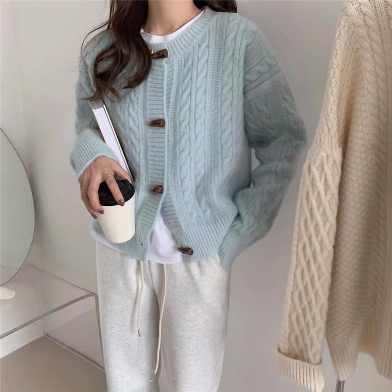 Pulls à manches longues et col rond pour femmes, mode décontractée, automne hiver, couleur unie, imprimé