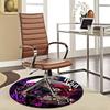1pc My Hero Academia Midoriya Izuku Deku Round Carpet - Anime Design Chair Mat, Non-Slip Rug for Office, Home Decor, Living Room