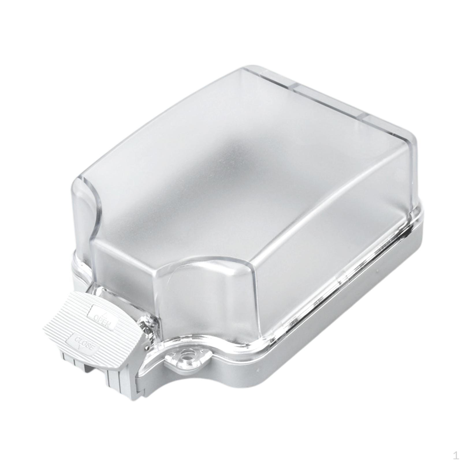 

2 шт. Крышка для розетки на улице, электрическая коробка, водонепроницаемый аксессуар, розетка для патио