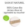 Drap housse - EASY DORT - 90x140 cm - Coton bio - Lavable en machine - Couleur noisette