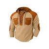 Men's New Fall Winter Hooded Sweatshirt, Casual Pullover Hoodie with Drawstring & Pockets, Long Sleeve Hooded Top for Men
