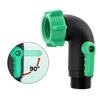 Leak Resistant Ergonomic Garden Hose Shut Off Valves Corrosion Proof Plastic Adapter 2pcs for Campers Ships Outdoor Use