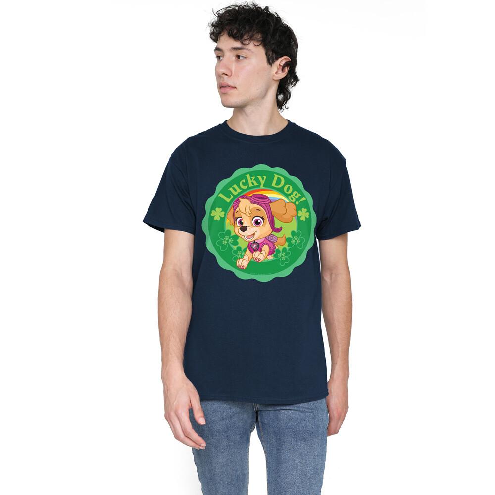 Paw Patrol St. Patrick S Day Lucky Dog T-Shirt S-2XL Navy XXXXL