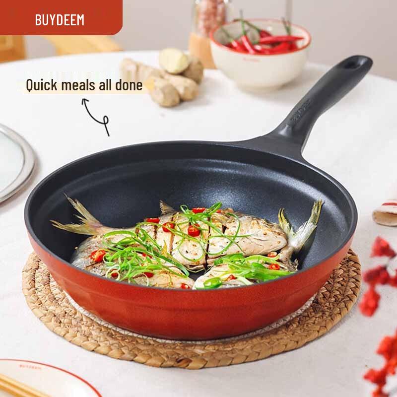 Buydeem Refined Iron Non-Stick Frying Pan