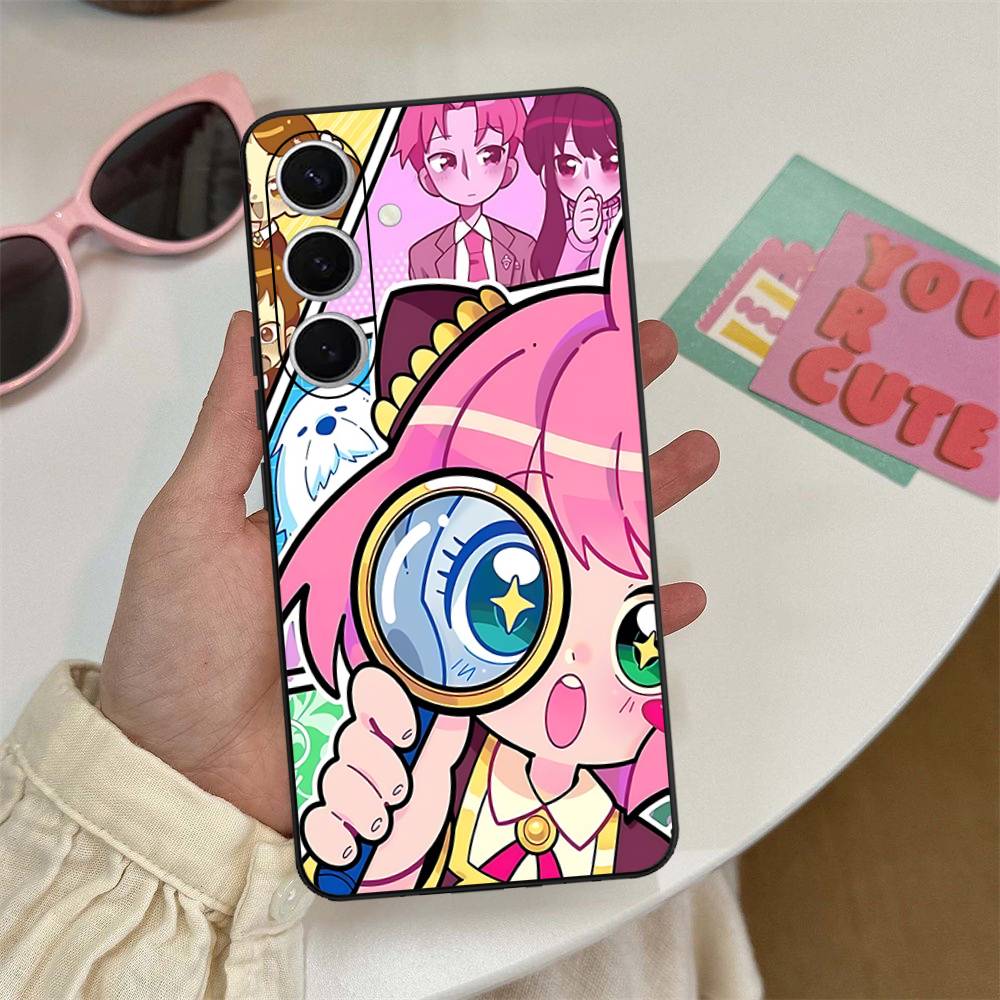 

Classic Anime Spy X Family Phone Case For Samsung S 24 Fe 25 Ultra Plus 20 Lite 21 30 22 23 24 22 Ultra 5G Fundas Samsung S22 5G