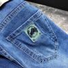 Personality Tide Brand Jeans Men's Summer Thin Section Elastic Slim Micro Harlan New Tide Men's Long Trousers