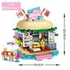 LOZ Blocchi Parco Divertimenti Mattoncini Hamburger Patatine Negozio Pisa Macchina da Gioco Modello Corsair Giocattoli per Bambini 1727