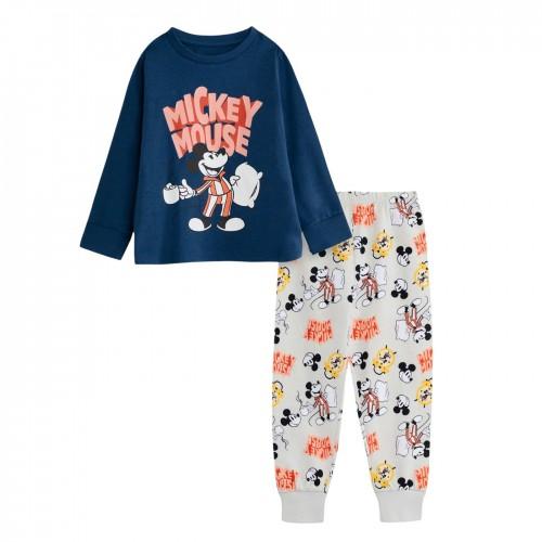 Disney Boys Mickey Mouse Long-Sleeved Long Pyjama Set