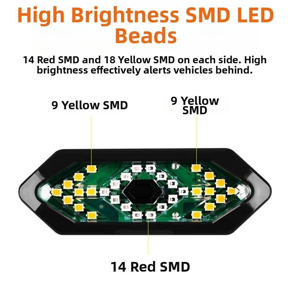 Wireless Remote Control Bicycle Turn Signal Light  Personal Transportation