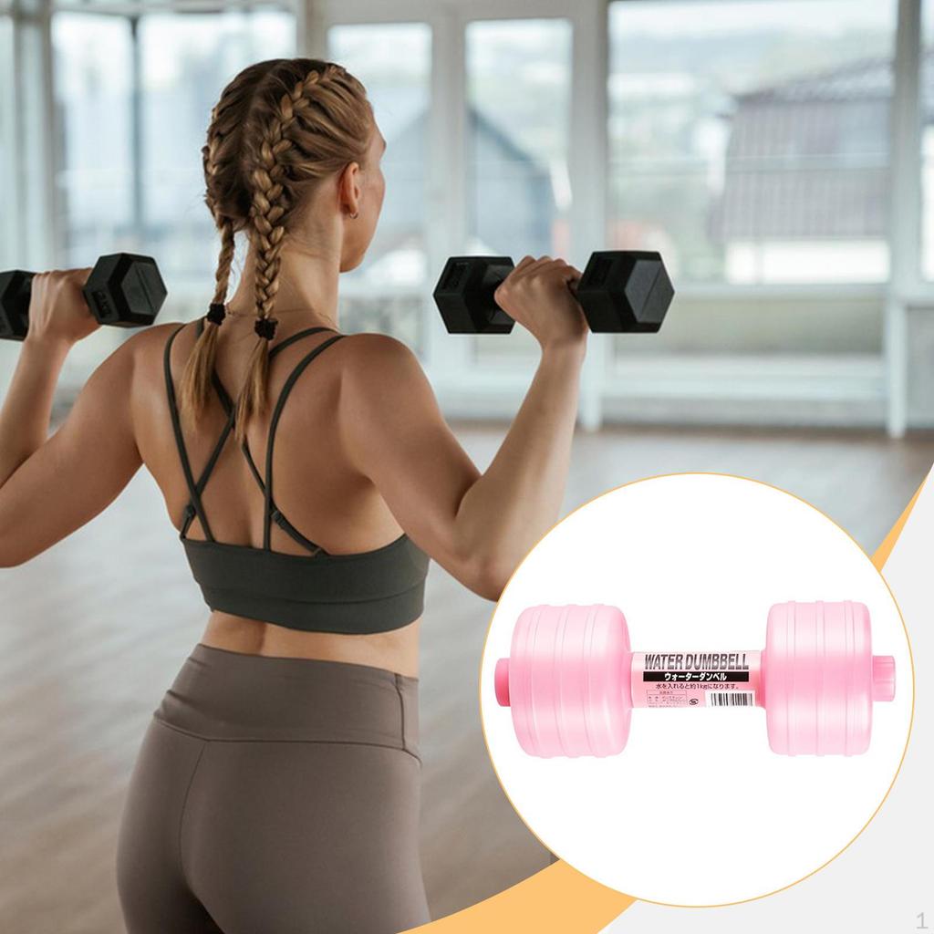 Bærbar Hantel Treningsutstyr med Dobbelt Lokk for Kontortrening 10 tommer Lang Multifunksjonell 1 kg