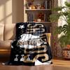 SANTOS Custom Flannel Blankets Soft Warm Cozy Throws for Home Decor Holiday Gifts