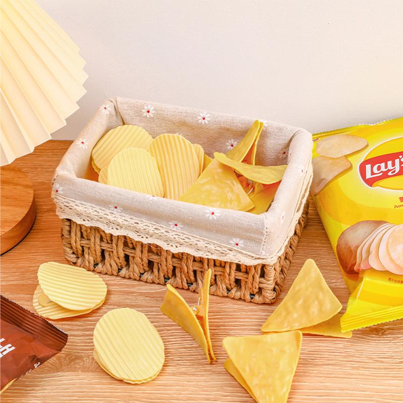 10er-Pack Chip-Klammern Runde/Dreieckige Chip-Klammern Minimalistische Buchzubehör Notizbuch Snack Foto Journal Klammer