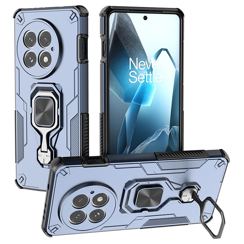 For OnePlus 13 Case Rotatable Ring Kickstand PC + TPU Shockproof Phone Cover