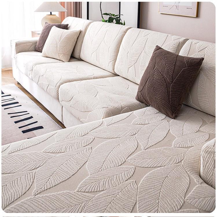 1pc New Waterproof Luxury Sofa Seat Cushion Covers Jacquard Fabric Sofa Covers for Living Room Soft Elastic Sofa Couch Covers