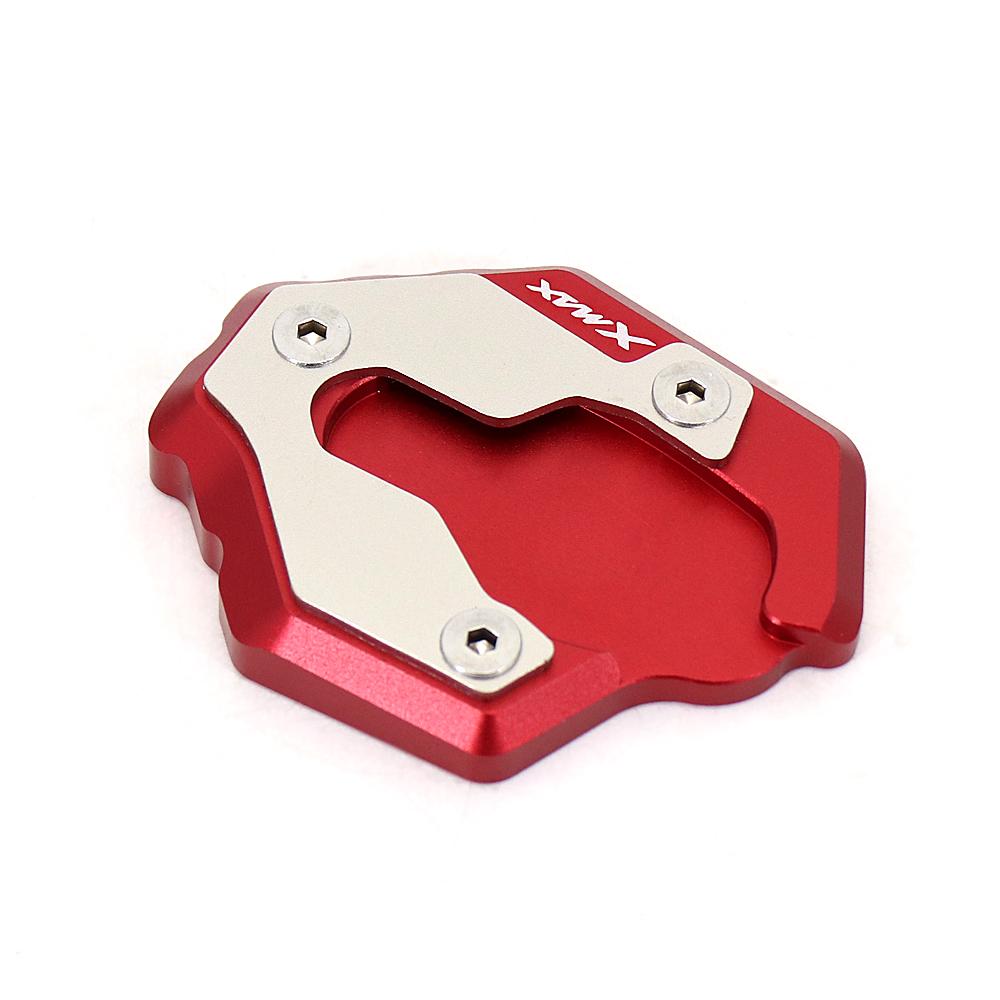 

New Motorcycle Kickstand Extender Foot Side Stand Extension Pad Anti-skid Enlarged Base For YAMAHA X-MAX XMAX 300 XMAX300 красный