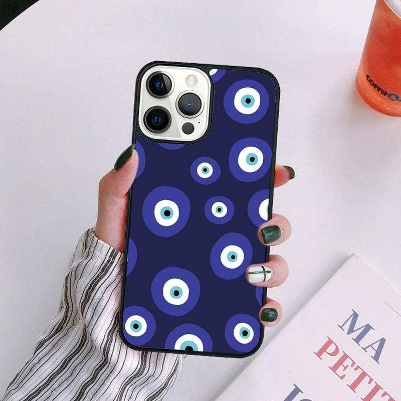 Evil eye Phone Case For iPhone 17 Air 14 13 12 16Pro Max 15 11  Plus Max Cover Shell coque