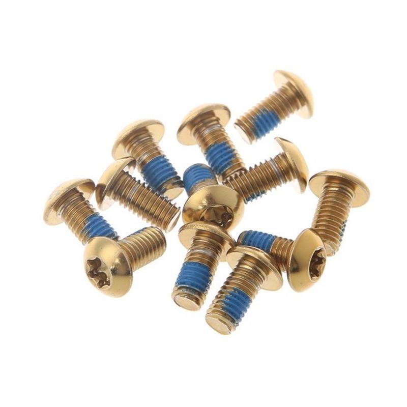 12Pcs Bicycle Brake Disc Screws Alloy Steel Bolt Rotor Cycling For Mountain Bike