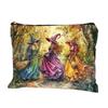 Polyester Cosmetic Bag Durable Compact & Portable Travel Pouch Double-Sided Print Secure Zipper Closure Makeup Bag Halloween