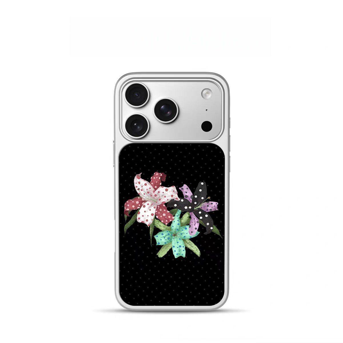 

Minimalist Polka Dot Lily Case for iPhone 17 Promax, 16, and 15 - Korean Style iPhone 11