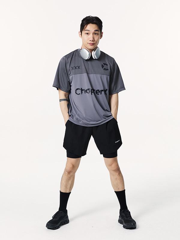 Chaebteoegseu Inner Leggings Physical Active Shorts (Black)