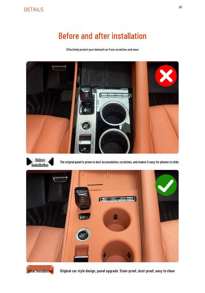 Silicone Protective Pad for 26 Geely Boyue Models - Console & Door Button Film