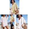 Beach Cover Up Dress With Tencel Blend Fabric For Summer Vacation Wear
