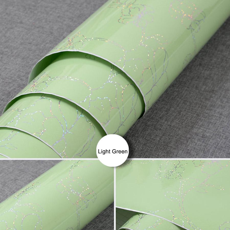 YUNPOINT PVC Glossy Refurbished Furniture Wallpaper Self-Adhesive Desktop Decorative Film Wardrobe Cabinets Waterproof Stickers