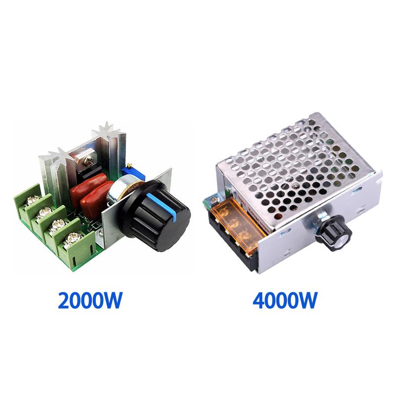 4000W 220V AC SCR Voltage Regulator Dimmer Thermostat Electric Motor Controller 4000W 220V AC SCR Voltage Regulator Dimmer Thermostat Electric Motor Controller