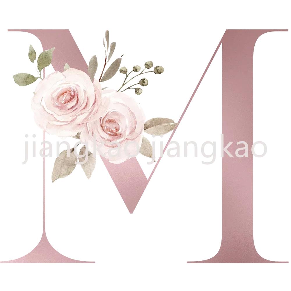Personalized Mug Floral Initial Name Cup Custom Name Tea Coffee Hot Chocolate Mugs Bride Bridesmaid Mothers Day Gifts for Her