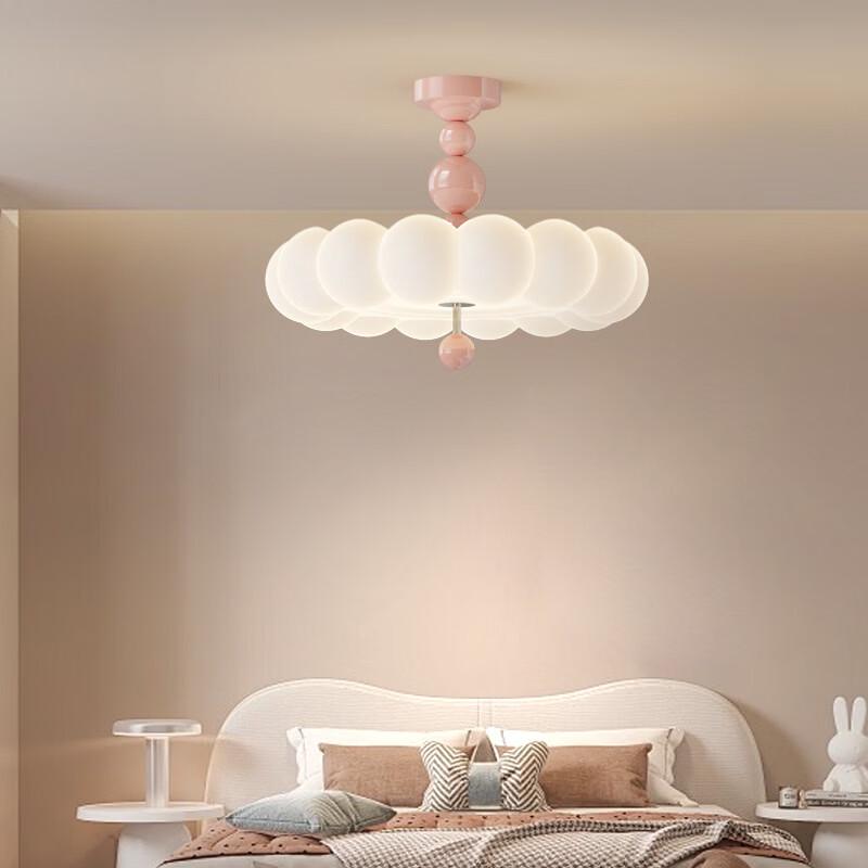 Cream Style Walnut Wood Grain Dimmable LED Ceiling Light