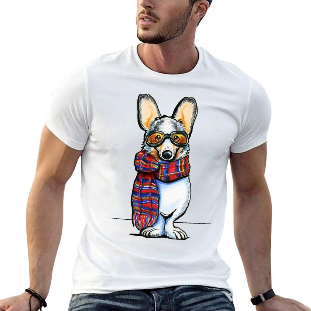 Cool Corgi TShirt Oversized T Shirt Luxury TShirt Unisexs T Shirts Pack