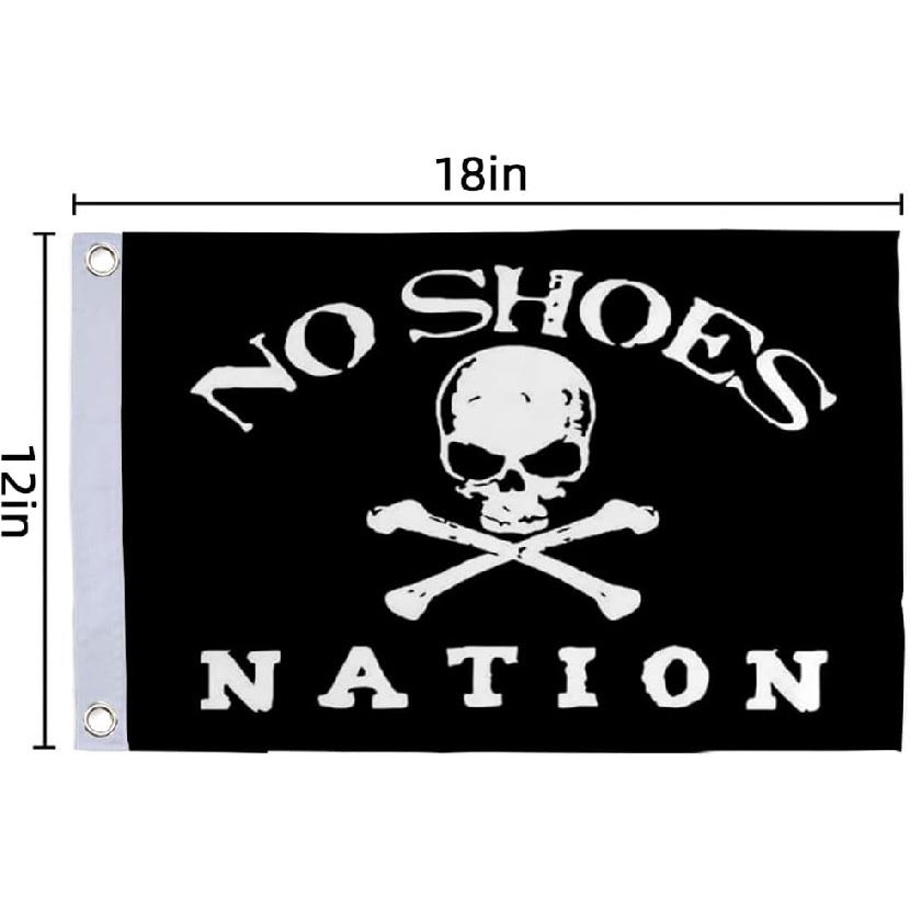 

Маленький флаг Двусторонний Флаг Без обуви - 12 X 18 дюймов Флаг для лодки, мотоцикла, яхты, лодки, велосипеда, автомобиля с 2 латунными люверсами