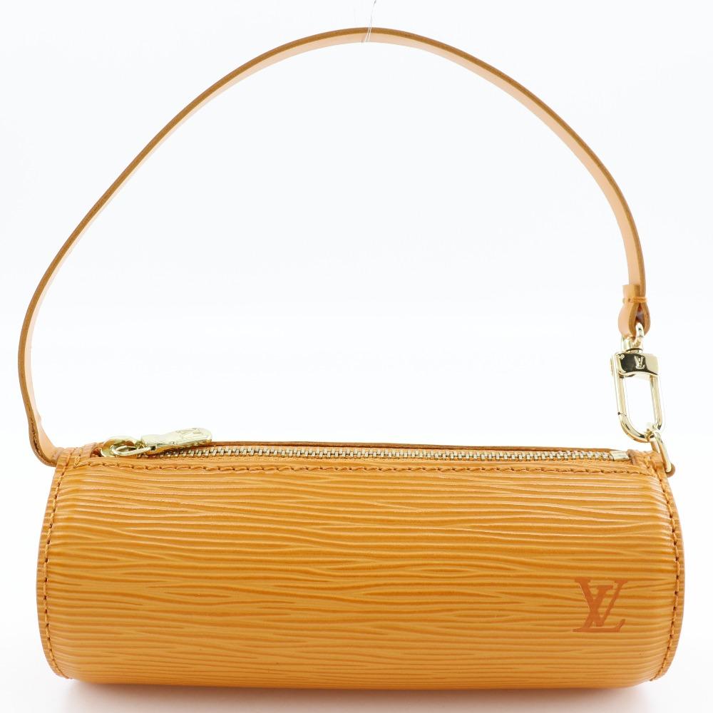 Louis Vuitton Soufflot Handbag M5222H Mandarin Orange Epi Leather Women Used