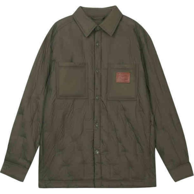 

Levis Легкая Простая Удобная Универсальная Пуховая Куртка с Длинным Рукавом Мужская верхняя одежда Зеленая 002PZ-0001 S