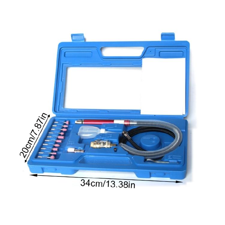 Pneumatic Grinding Pen Set Air Die Grinder Machine Engraving Mini Polishing Air Tool Grinder Machine Box Tool