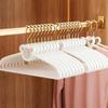 5/10 Stück Rosa/Weiß Niedliche Bären Kleiderbügel,Rutschfeste Platzsparende Dünne PP-Kleiderbügel für Mantel Jacke Kleid,Haushaltskleiderständer