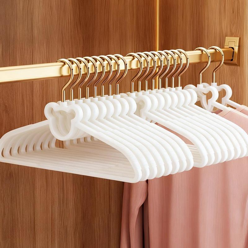 5/10 Stück Rosa/Weiß Niedliche Bären Kleiderbügel,Rutschfeste Platzsparende Dünne PP-Kleiderbügel für Mantel Jacke Kleid,Haushaltskleiderständer