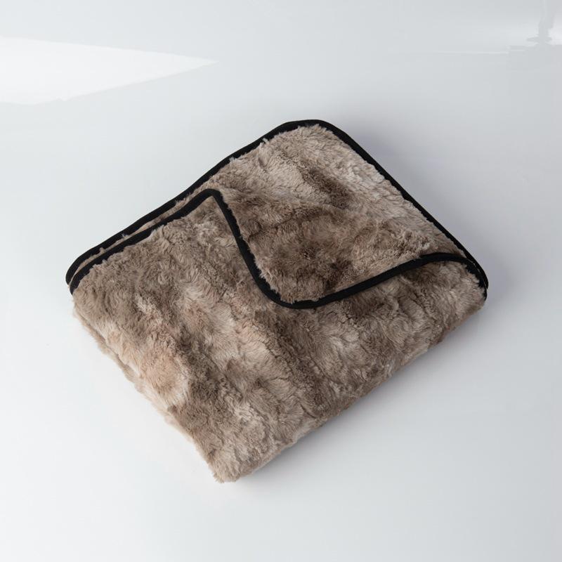 

Моющийся нескользящий плюшевый коврик для кошек и собак (Золотистый ретривер, большой, средний, маленький) - Идеально подходит для осени и зимы 152x127 cm