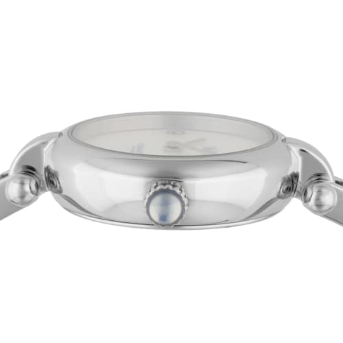 Coach CARY Kelly Watch, White Pearl Dial, Stainless Steel Quartz, 26mm, Women's, Silver, 14504005