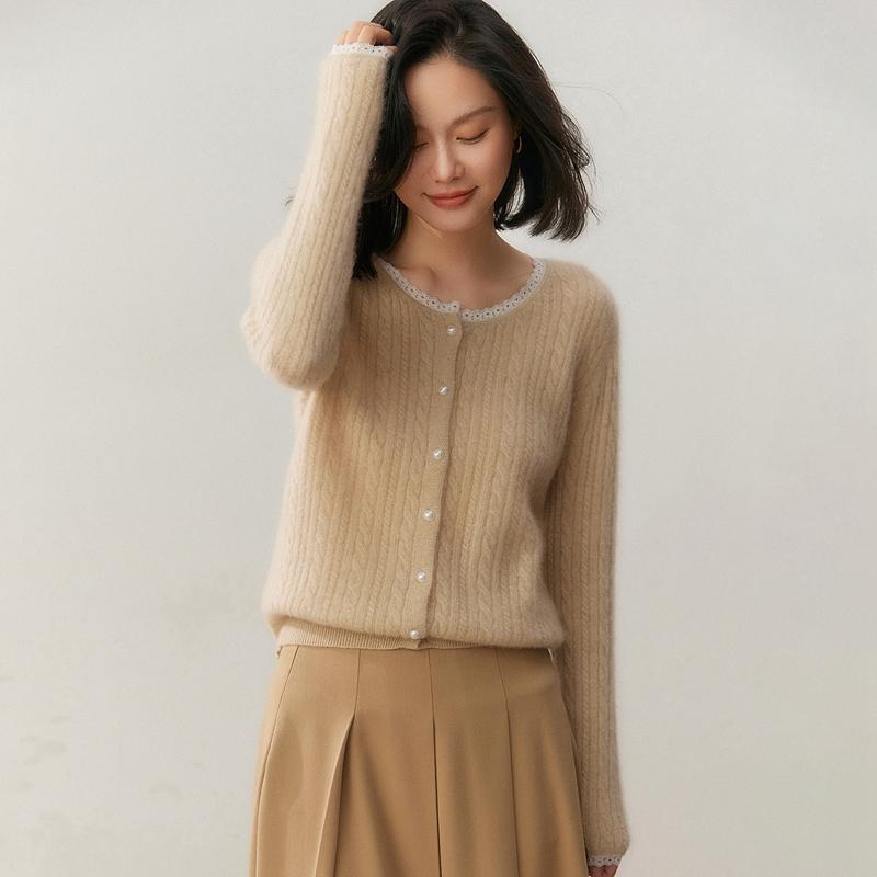 Qinghe 100% Pure Cashmere Women's Sweater - Ultra Soft Luxury Winter Pullover