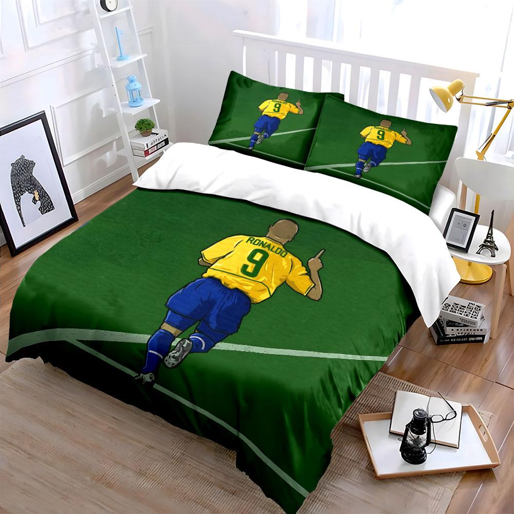 Soccer player celebration graphic. Bedding sets Duvet cover sets Duvet covers Pillowcases(1 * Duvet Cover 2 * Pillowcases without duvet insert)