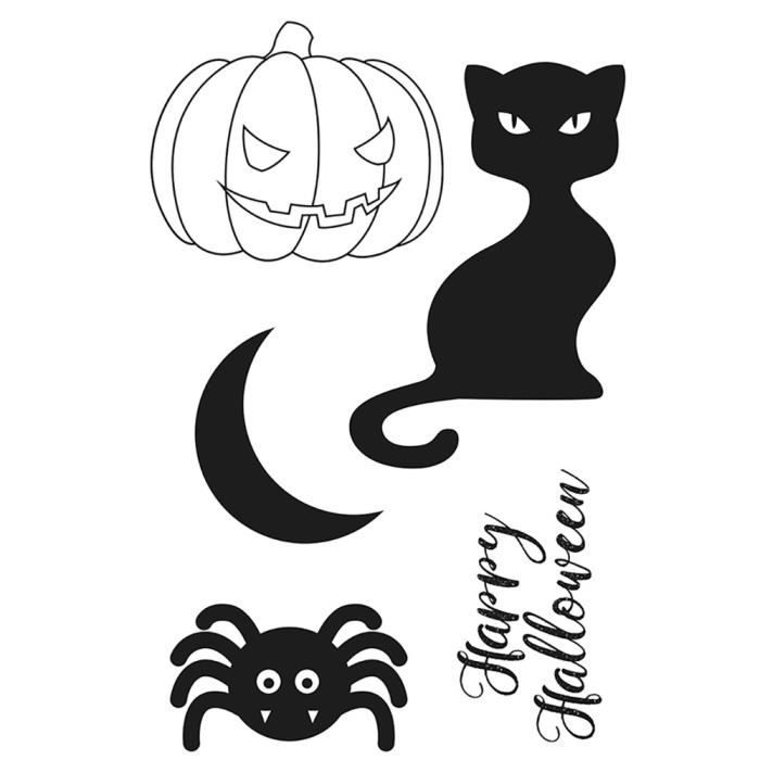 Clear Stamp Set - ARTEMIO - Halloween - Mixed - Transparent - Scrapbooking