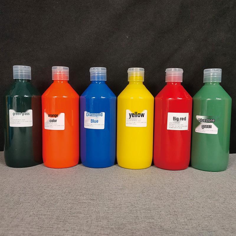 DIY Lacquer Round Fan Painting Set - Includes Pigment and Absorbent Paper